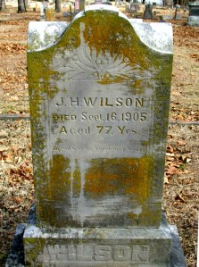 WILSON J H @ Carterville Cem crop